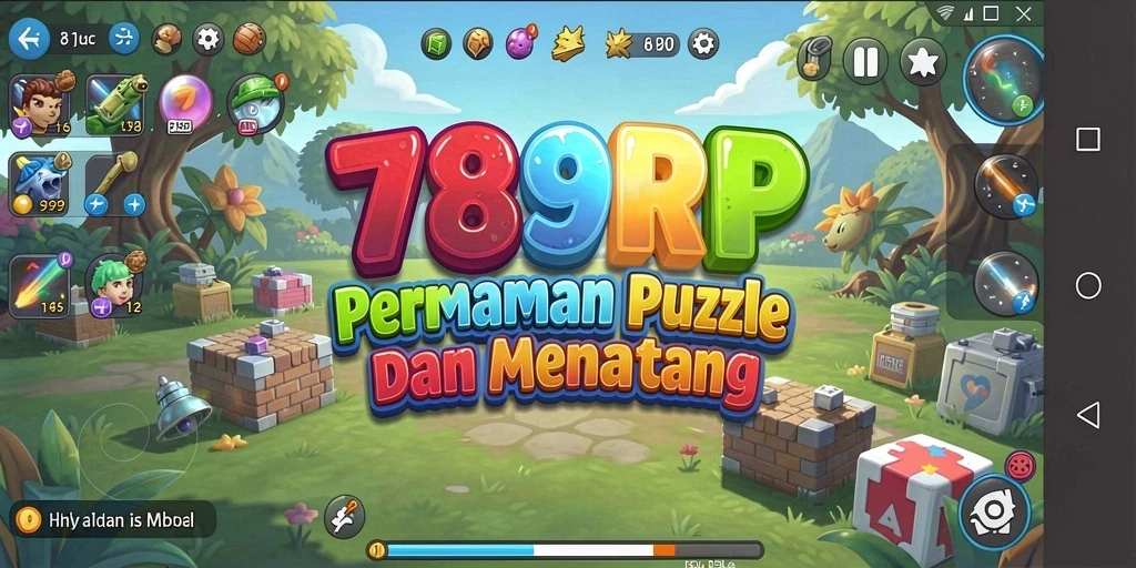 Tampilan gameplay Puzzle yang menarik dari 789RP.