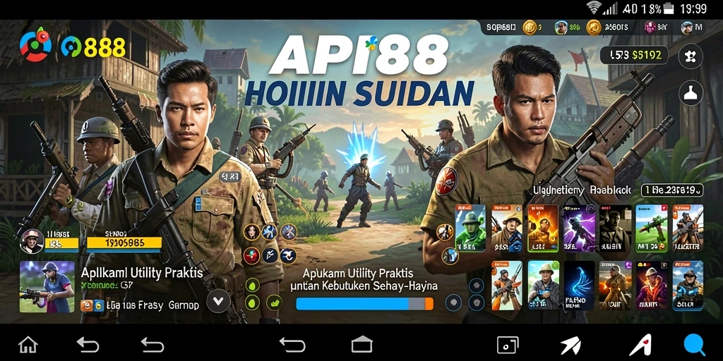 Tampilan antarmuka intuitif dan fungsional dari API88.