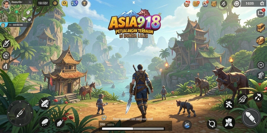 Tampilan gameplay ASIA918 yang menakjubkan dalam dunia Open World.