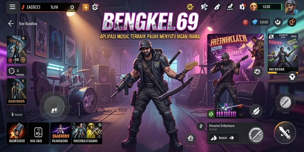 Tampilan gameplay BENGKEL69 yang penuh warna dan interaktif.