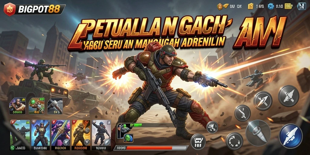 Tampilan seru dan mendebarkan dari gameplay <strong>BIGPOT88</strong>, menampilkan aksi yang intens.