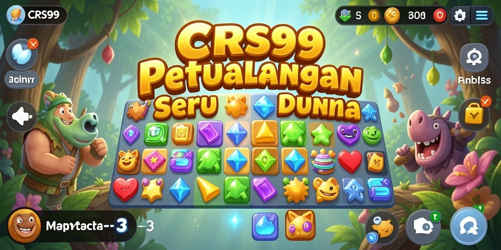 Tampilan gameplay seru dari CRS99 dengan tantangan Match-3.