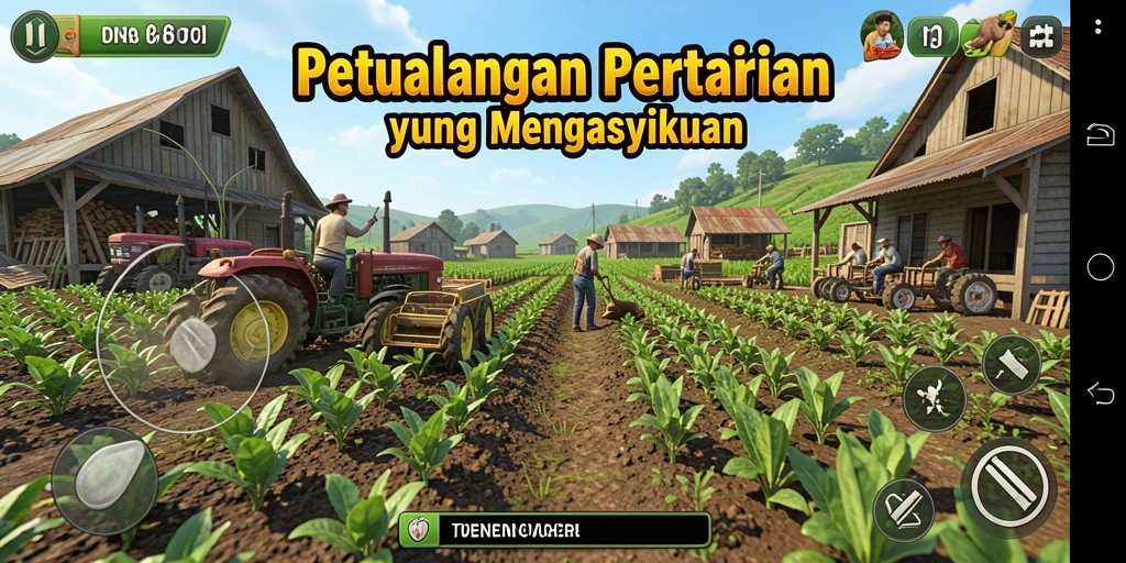 Gameplay menarik D06 dengan pertanian digital yang mempesona.