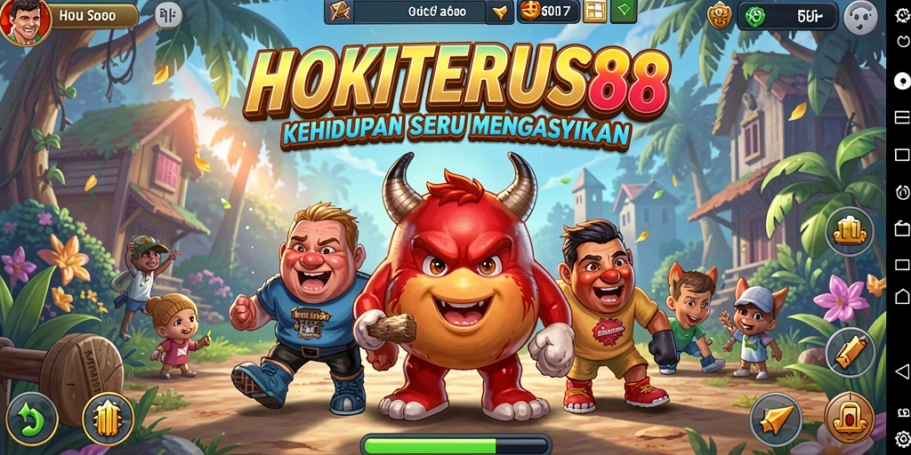 Tampilan gameplay HOKITERUS88 yang menarik dan interaktif.
