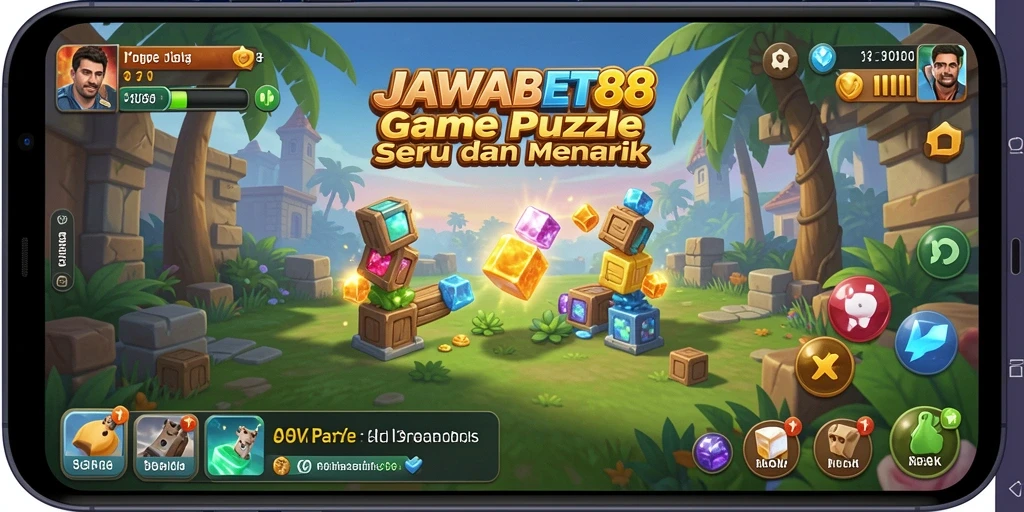 Tampilan menawan dari gameplay JAWABET88 yang penuh tantangan Puzzle.