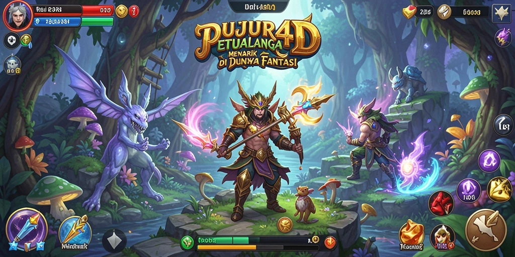 Tampilan gameplay JUJUR4D yang mendebarkan dan penuh aksi.