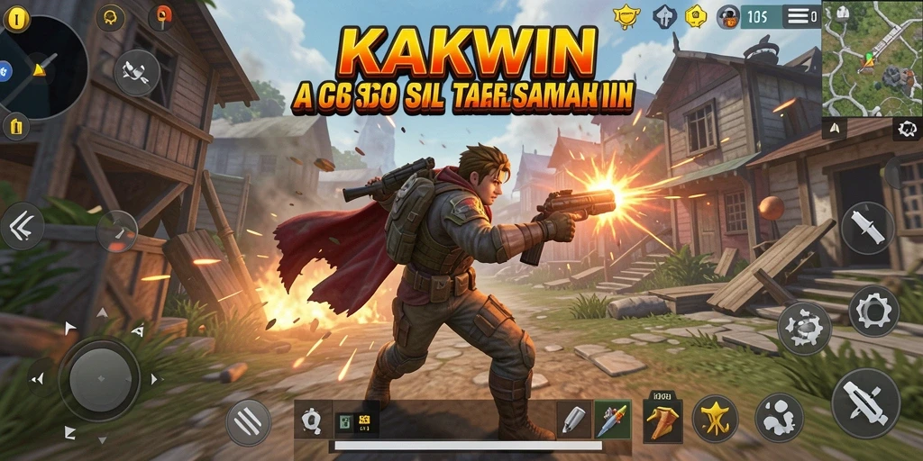 Gameplay KAKWIN yang intens dan menantang di dunia TPS.