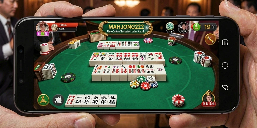 Gameplay seru di MAHJONG222 dengan dealer langsung.