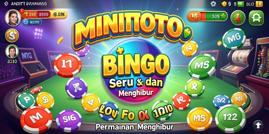 Tampilan gameplay Bingo yang seru dan interaktif di MINITOTO.