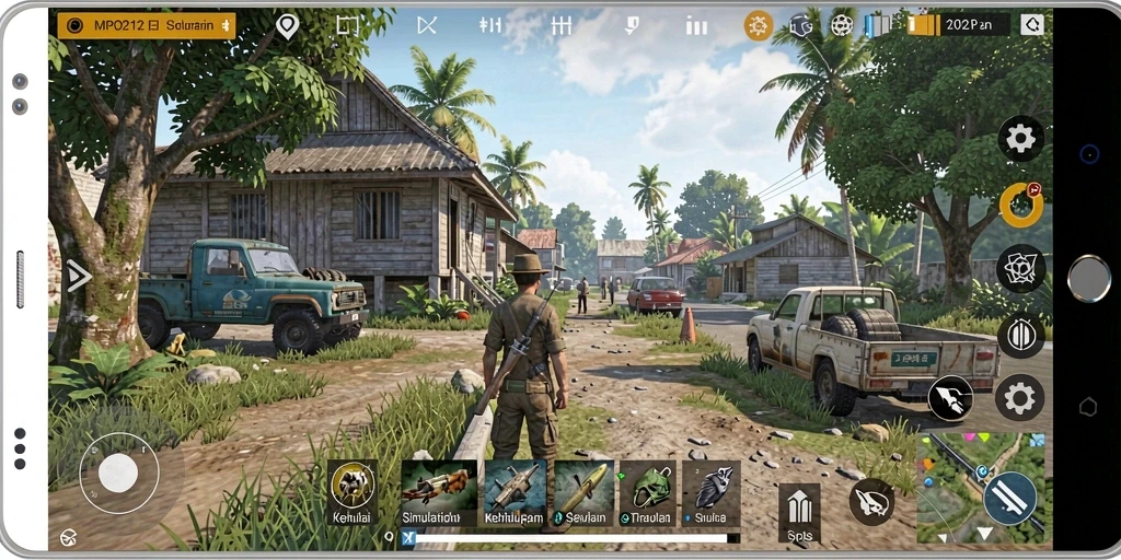 Tampilan gameplay MPO2121 yang menarik dan realistis dalam simulasi kehidupan.
