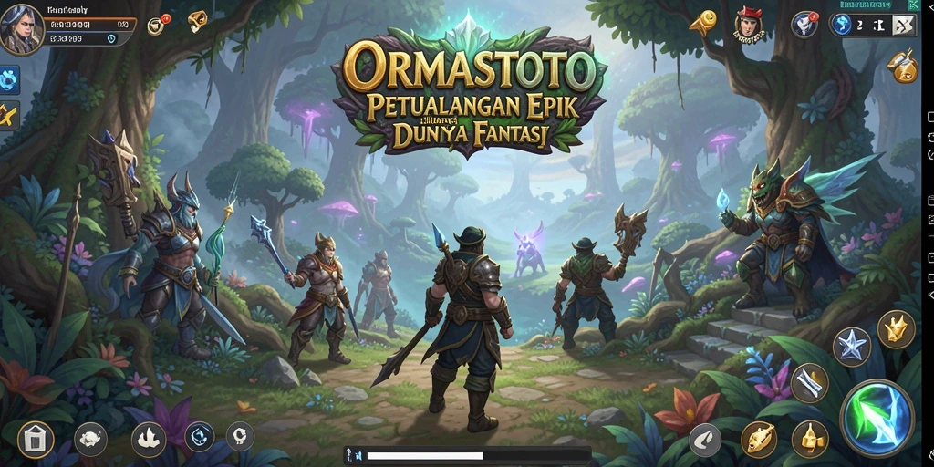 Tampilan gameplay RPG yang mendebarkan dan adiktif di ORMASTOTO.