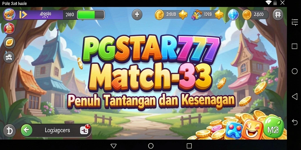 Tampilan gameplay PGSTAR777 menampilkan kombinasi warna yang cerah dan menarik.