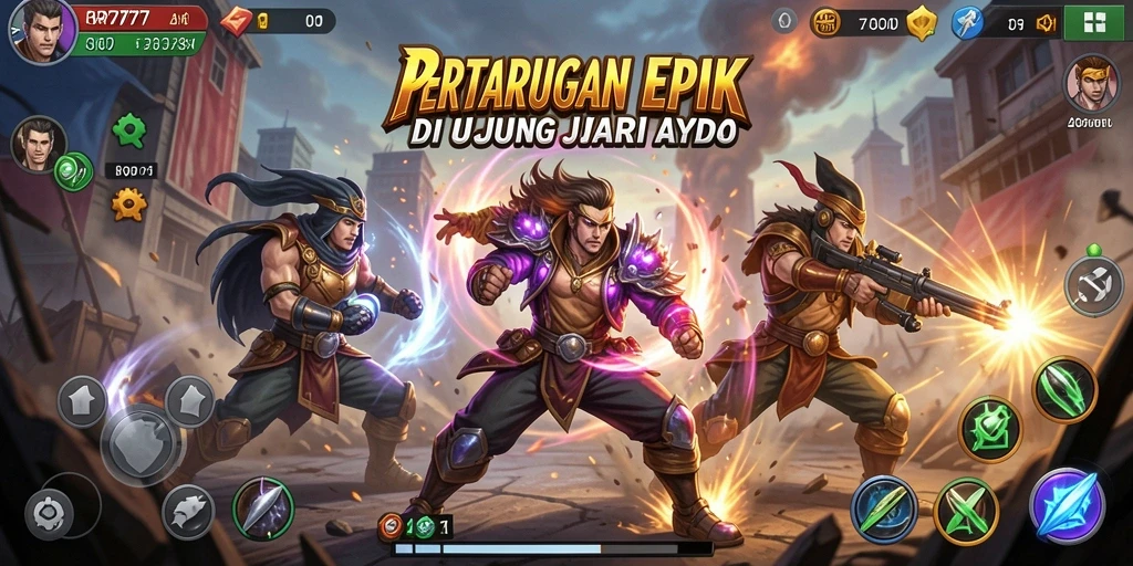 Gameplay intense dan karakter bertarung yang bervariasi di RR777.