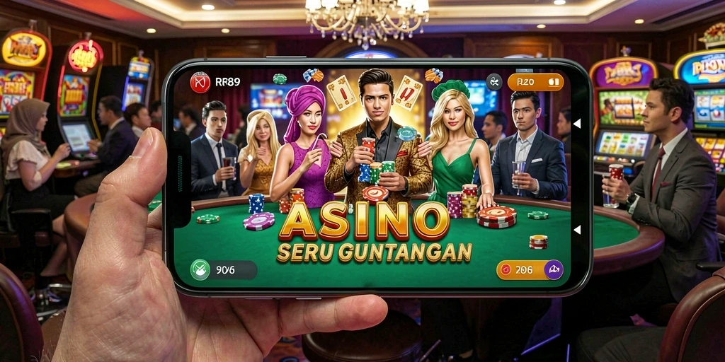 Screenshot gameplay Kasino RR89 yang menampilkan suasana permainan yang mendebarkan.