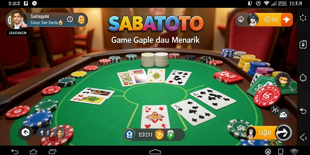Tampilan gameplay SABATOTO yang seru dan interaktif.