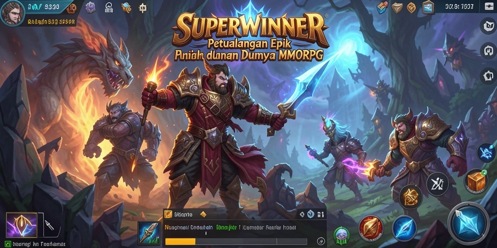 Gameplay epik dalam <strong>SUPERWINNER</strong> yang mengasyikkan.