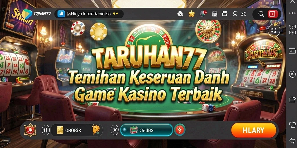 Tampilan gameplay menarik TARUHAN77, penuh aksi dalam game Kasino.