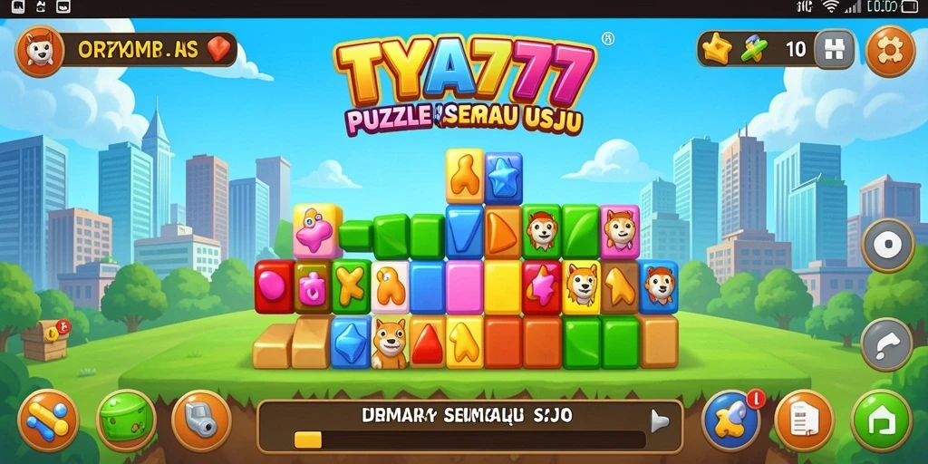 Screenshot gameplay TYA777 menampilkan puzzle yang menarik dan menantang.
