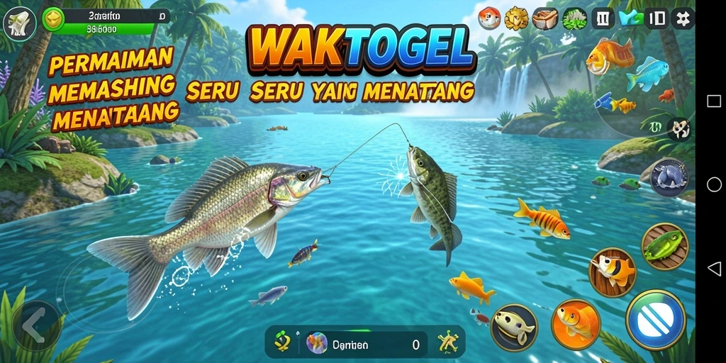 Tangkapan ikan besar di WAKTOGEL dengan grafis memukau.